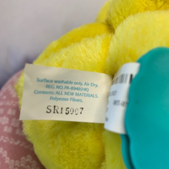 Care Bears Yellow Funshine Bear 14" Soft Plush Stuffed Animal 2007 - Picture 6 of 7